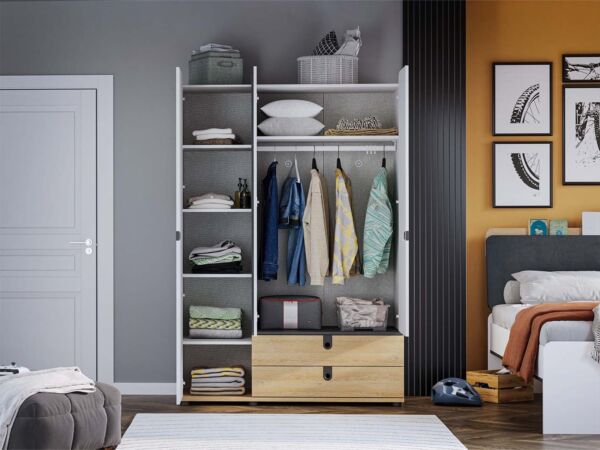 دولاب ملابس 3 أبواب سولد