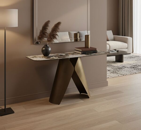 كونسول ناتالي 140 سم - برونزي