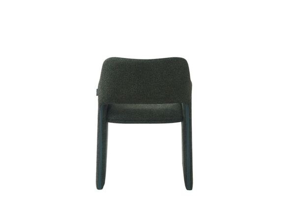 كرسي طعام بوكلوفت - اخضر غامق