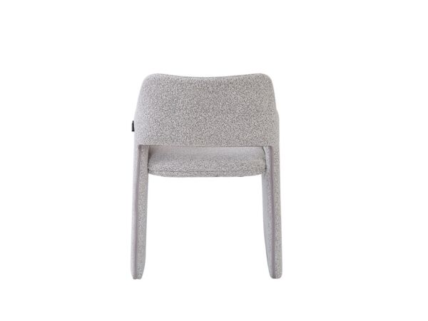 كرسي طعام بوكلوفت - رمادي