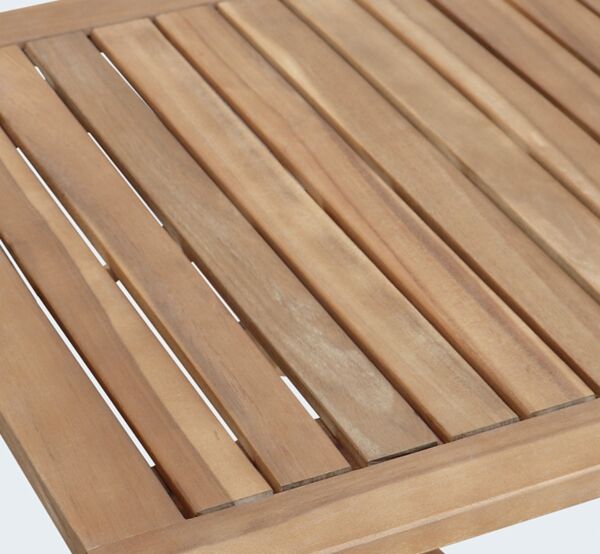 طاولة قهوة خارجية ويكر - بني