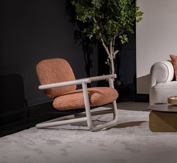 كرسي مفرد سان فيتو - برتقالي