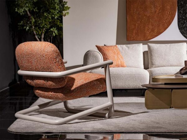 كرسي مفرد سان فيتو - برتقالي