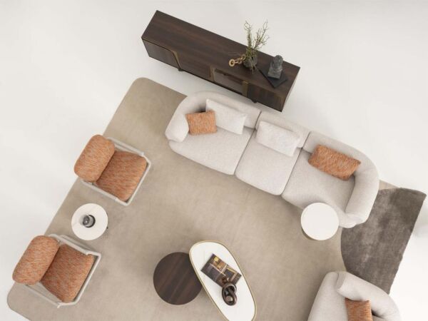 كرسي مفرد سان فيتو - برتقالي