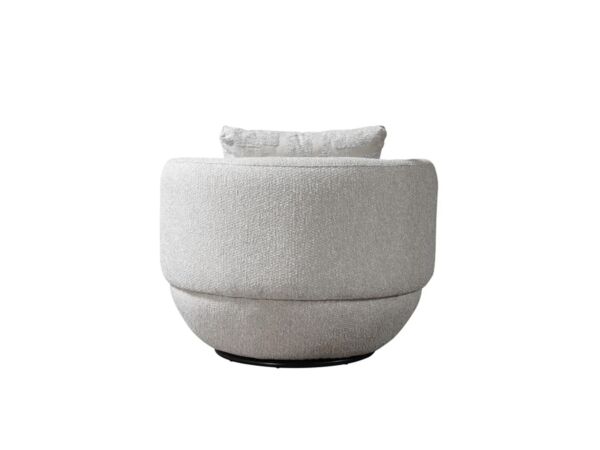 كنبة مفرد دوار نافيتا - رمادي