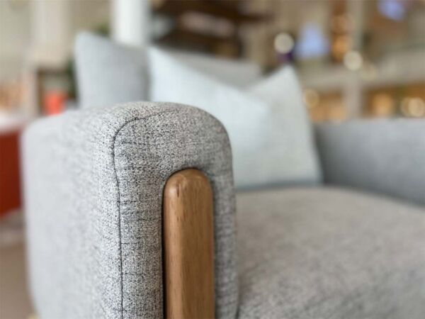 طقم كنب ميلان 3 قطع - رمادي