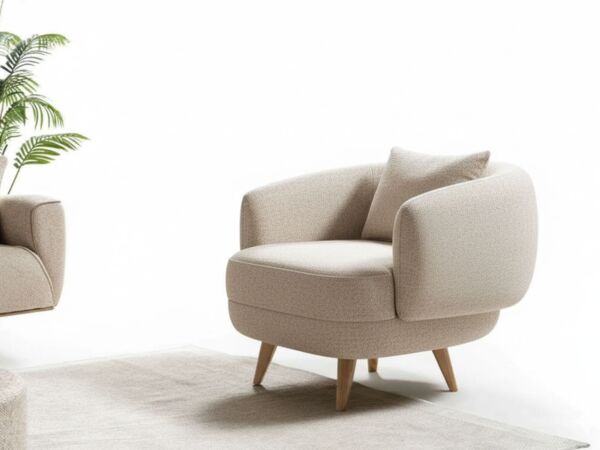 كنبة لاروس مفردة - بيج