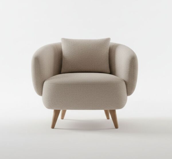 كنبة لاروس مفردة - بيج