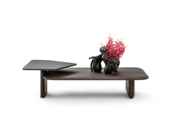 طاولة قهوة اتلس - بني