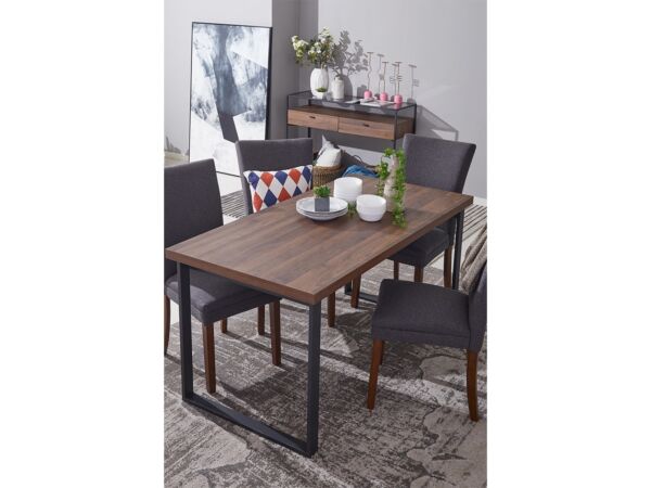 كرسي طعام انتلر - رمادي غامق