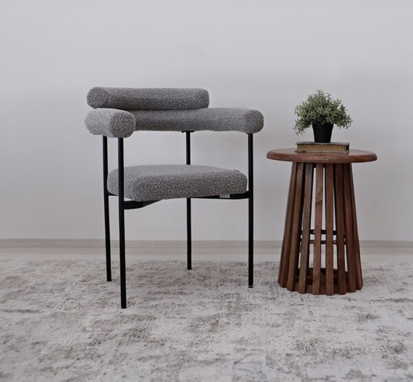 كرسي مفرد سوفيا - رمادي