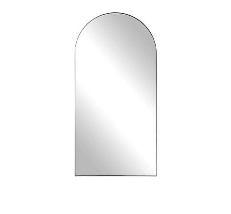 مرآة جدارية لولي - أسود