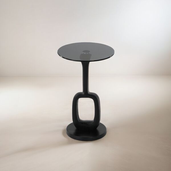 طاولة جانبية ناي - اسود