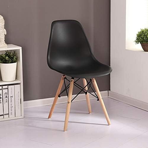 كرسي طاولة طعام ناز - اسود