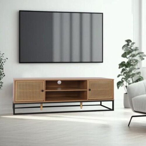 طاولة تلفاز نارد - بني