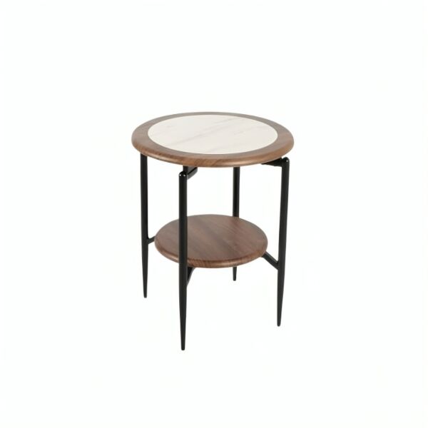 طاولة جانبية شينزو - بني غامق