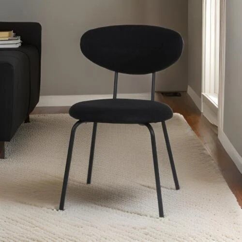 كرسي طعام امورس - اسود