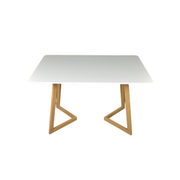 طاولة طعام بلانكو -أبيض وذهبي