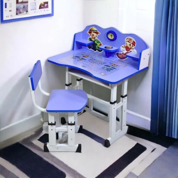 مكتب دراسي للاطفال مع كرسي اولتا - ازرق