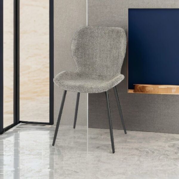 كرسي طعام شينو - رمادي