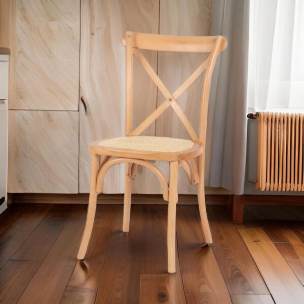 كرسي طعام روتي - بني فاتح