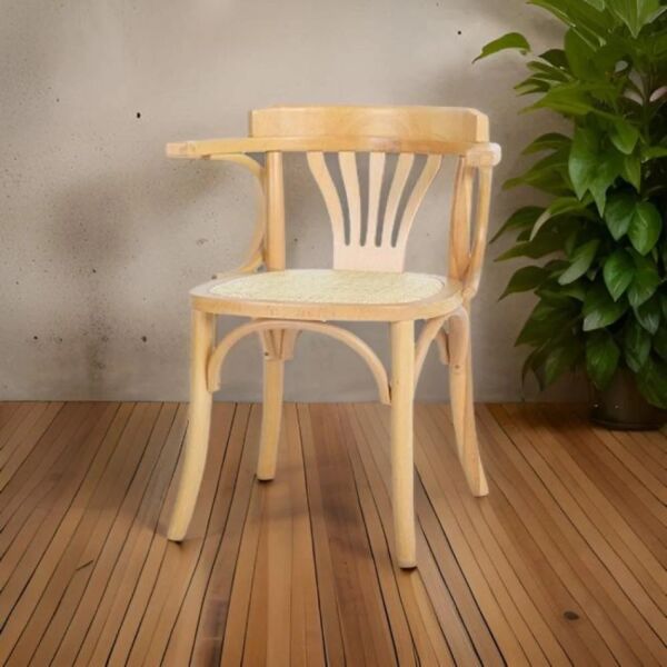 كرسي طعام راتان