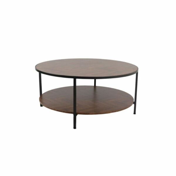 طاولة قهوة دالاس بني غامق واسود