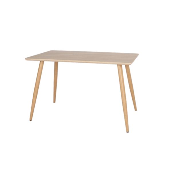 طاولة طعام وودي - بيج