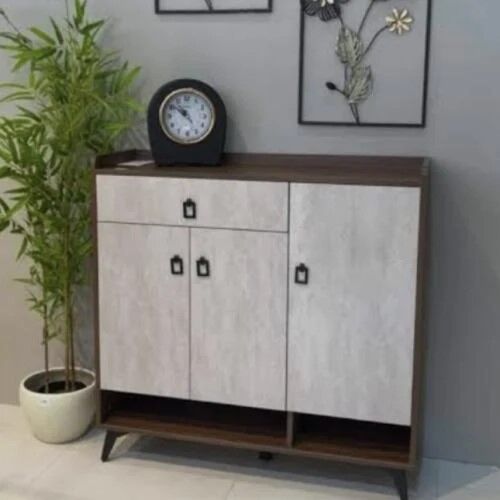 خزانة احذية روكي 3 ابواب - بني وخشبي