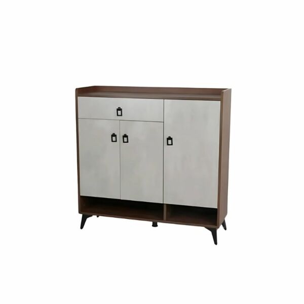 خزانة احذية روكي 3 ابواب - بني وخشبي