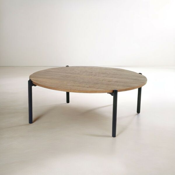 طاولة قهوة ماربلز - بني واسود