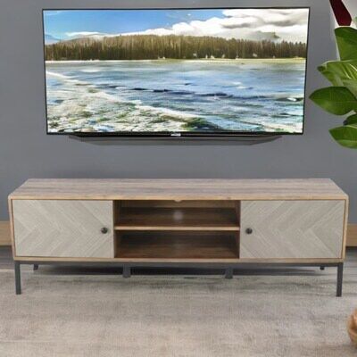 طاولة تلفاز اردو - رصاصي