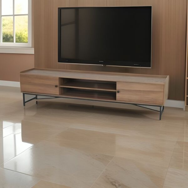 طاولة تلفاز لارج روما - بني