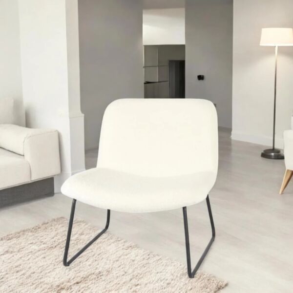 كرسي مفرد تانسو - ابيض