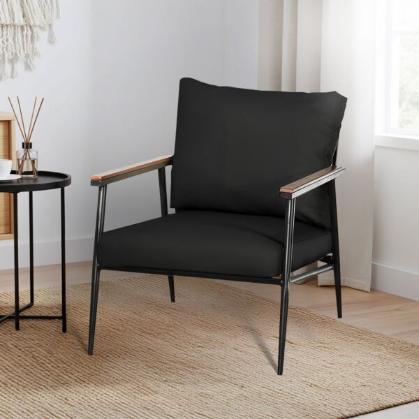 كرسي جانزل - زيتي واسود