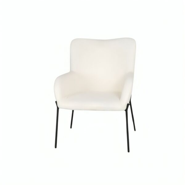 كرسي طاولة طعام ايليتا - ابيض