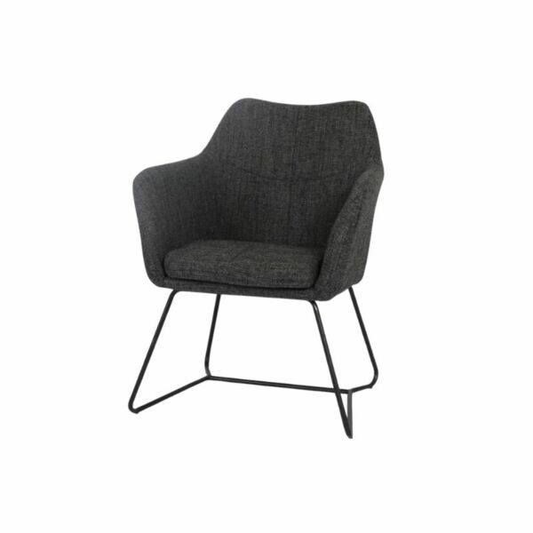 كرسي مفرد اليدا - اسود