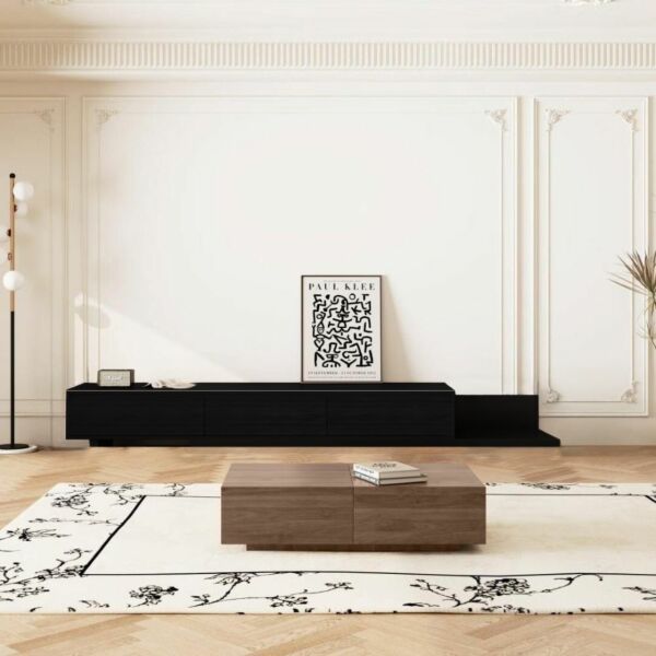 طاولة تلفزيون مورال - اسود