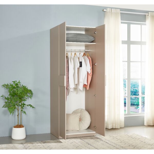 دولاب ملابس سواريز - بيج غامق