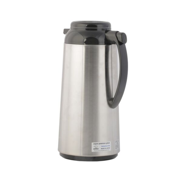 ترمس ابوفيل زوجبروشي ياباني - فضي وأسود - 1600 مل