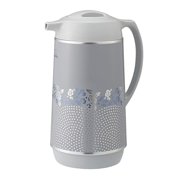 ترمس ياباني اروهي 1 لتر - رمادي ومتعدد الالوان