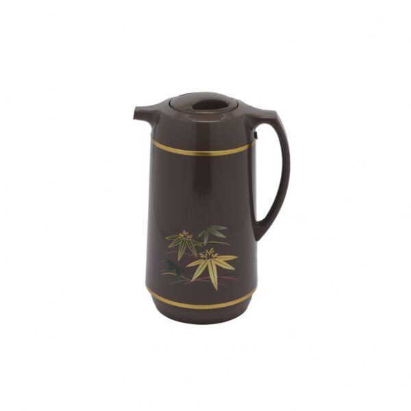 ترمس ياباني ياغي 1 لتر - بني ومتعدد الالوان