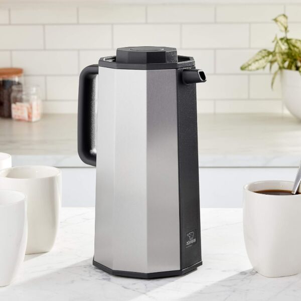 ترمس شاي وقهوة فيولا 1 لتر - رمادي