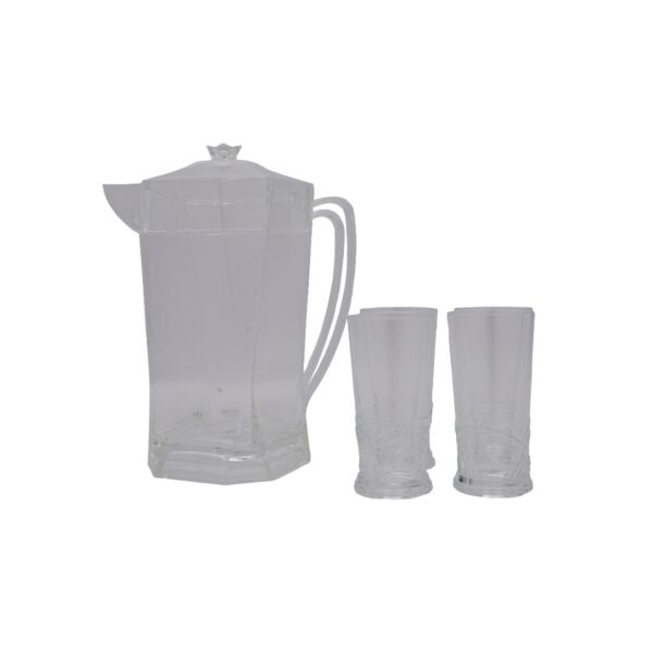 طقم ابريق صيني سكوالو 2 لتر