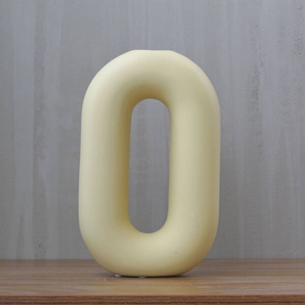 فازة سيراميك دونتي - أصفر