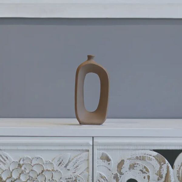 فازة دونتي كبيرة ستايل بوهيمي - بني