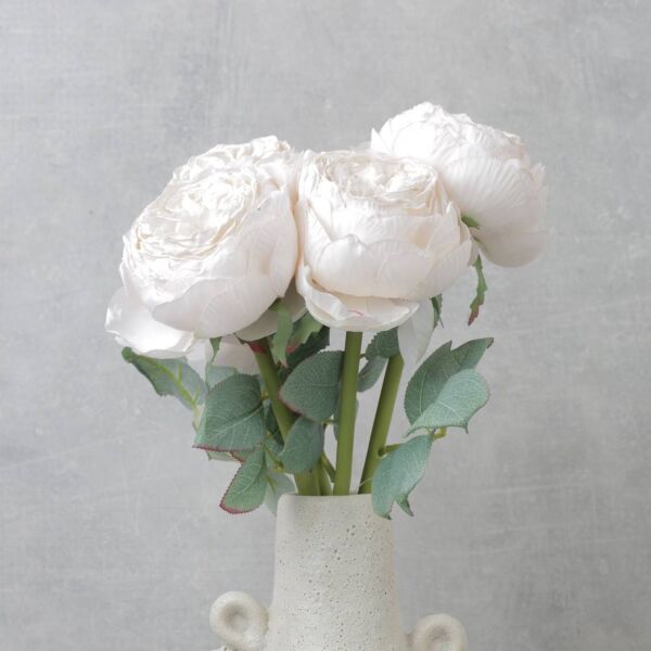 ورد البيوني لون وردي فاتح - 12 قطعة