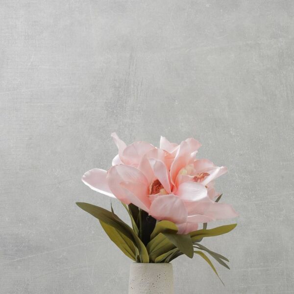 زهرة السمبديوم صناعية ايلا - وردي - 12 قطعة