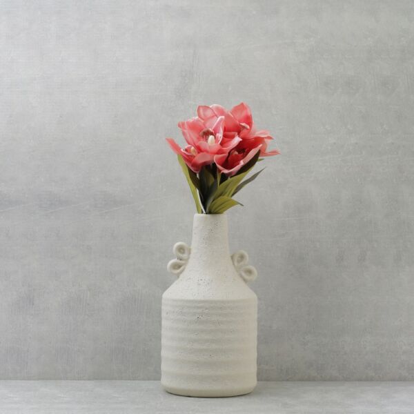 زهرة السمبديوم صناعية ابيلا - وردي - 12 قطعة