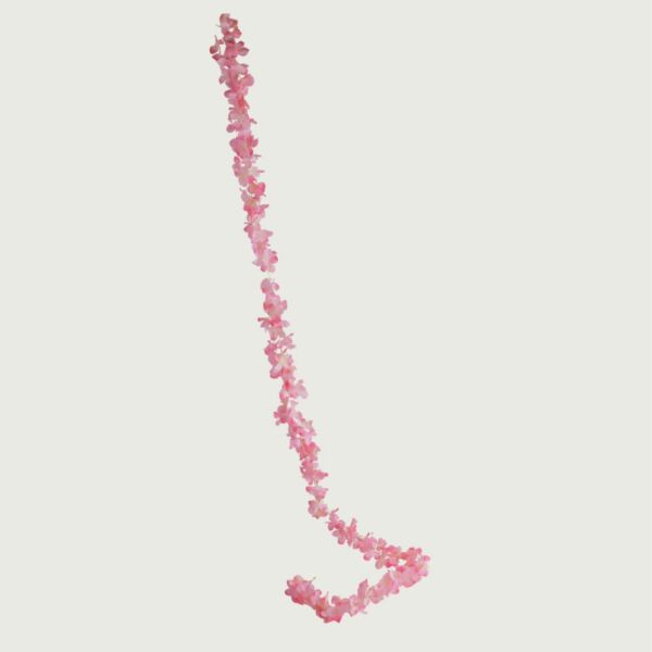 حبل ورد صناعي بينك - زهري - 12 قطعة